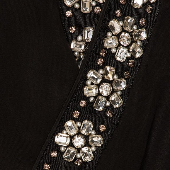 NWT NBD Nymphelia Mini Dress Black Silver - Picture 8 of 9